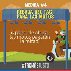 Convenio #Tag especial de tarifa para motos/ actualizado 2023