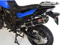 Escape Black Widow Black Carbon 400mm BMW F800GS Slip-On