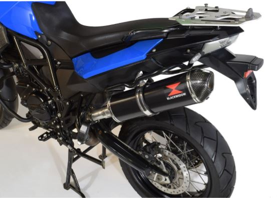 Escape Black Widow Black Carbon 400mm BMW F800GS Slip-On