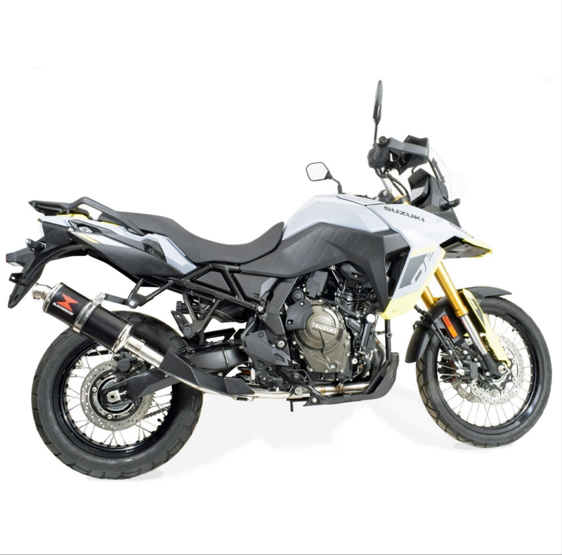 Escape Black Widow  Oval Black 300mm  Suzuki Vstrom 800 DE KIT COMPLETO