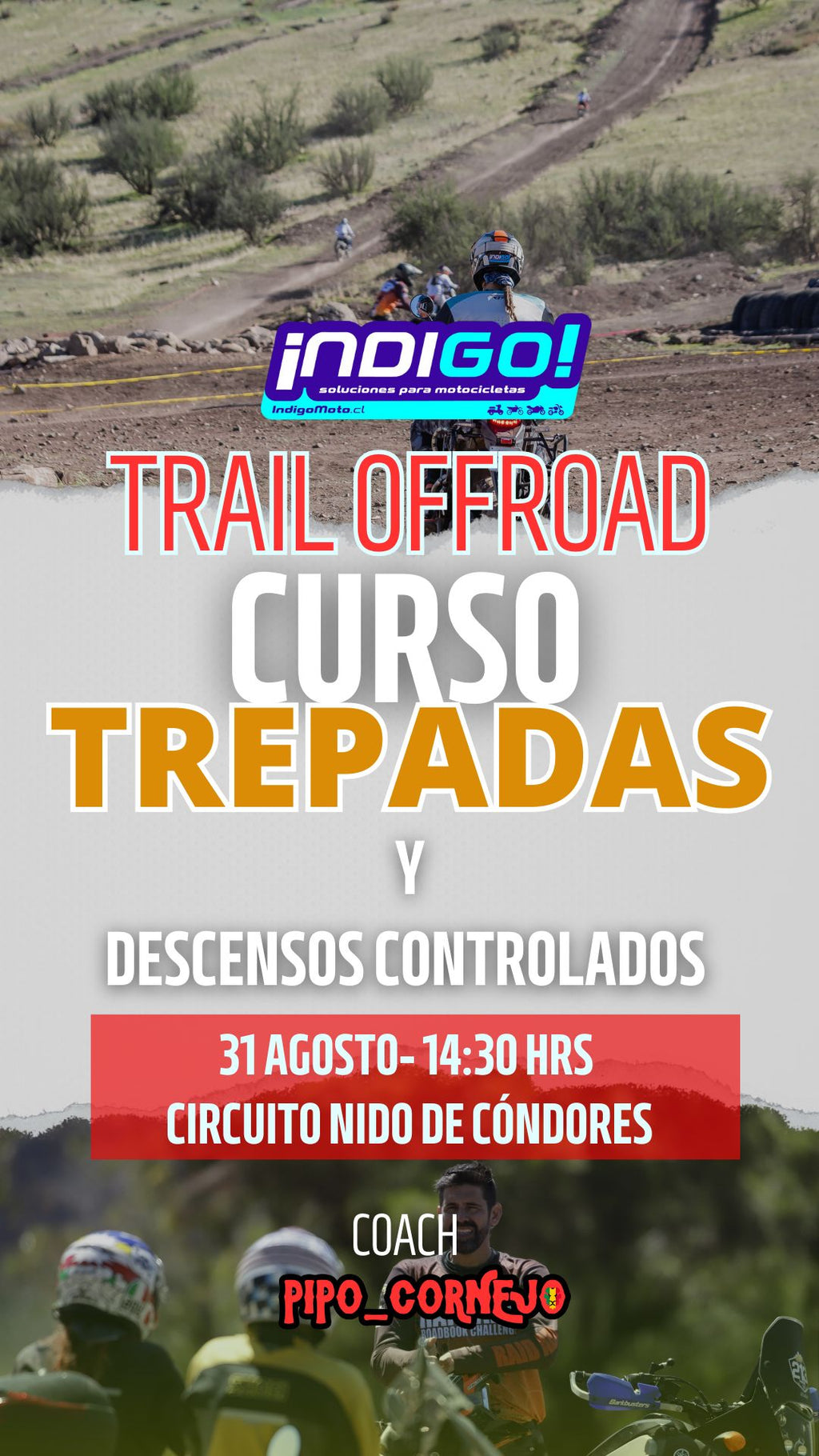 Clínica Off Road TREPADAS 06 Septiembre 2025 (Reagendado)