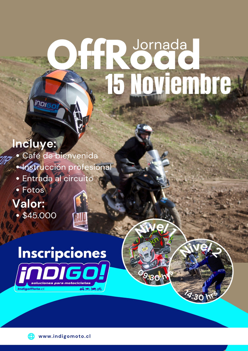 Jornada Off Road  Básico e  Intermedio 15 Noviembre 2025