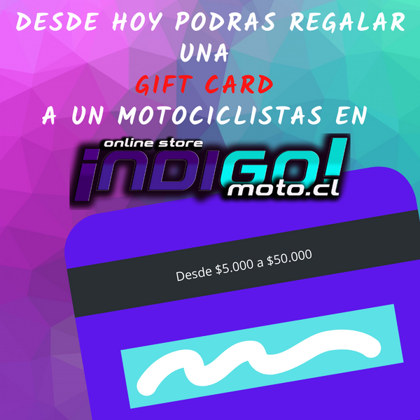 Tarjeta de regalo para un Motociclista con 10% de Descuento