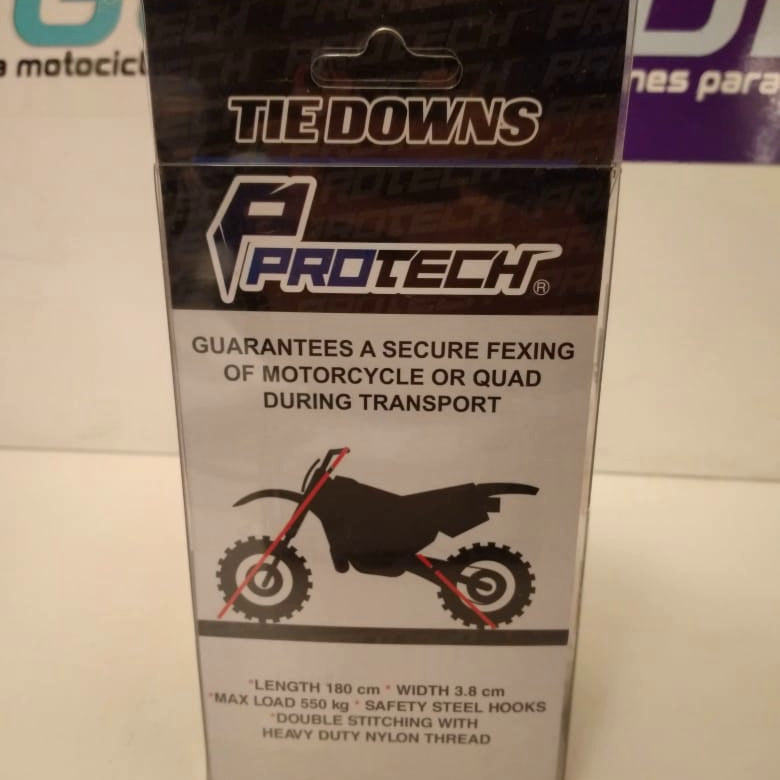 Tie Downs Eslingas Protech Moto 1,5" Heavy Duty