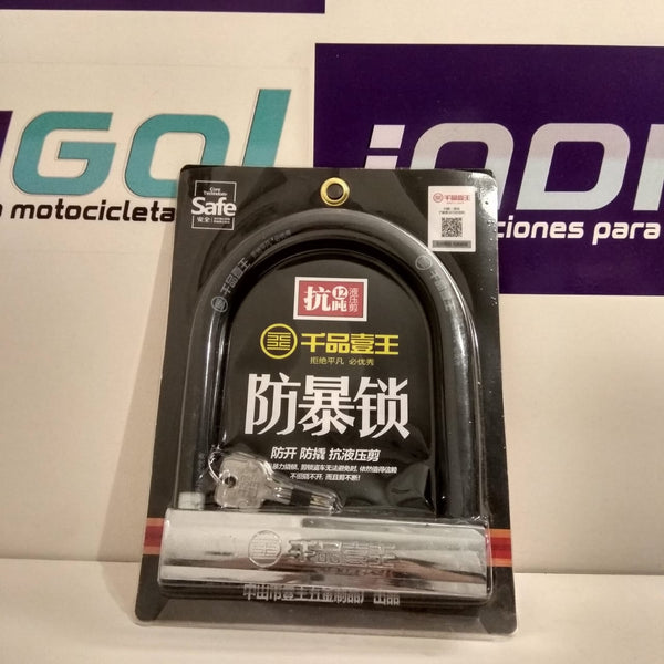 Candado U para rueda  ( mediano)